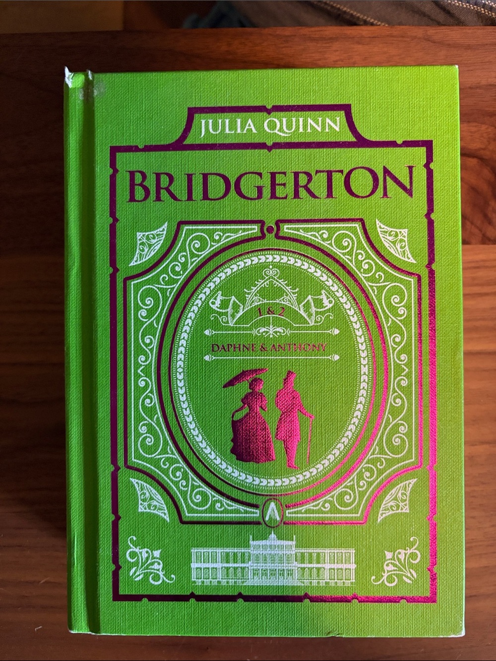 Bridgerton Hardcover Decorative Book - Green/Pink